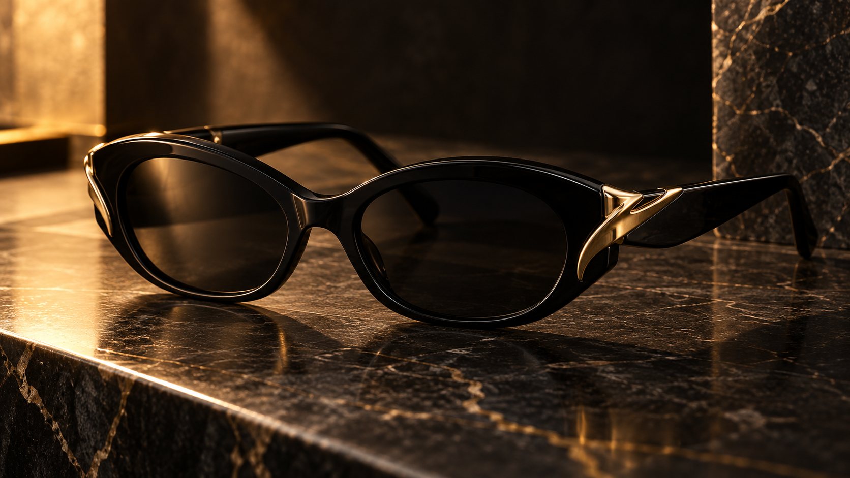 Illustrative sunglasses editorial photograph